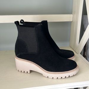 Dolce Vita black Huey H2o boots onyx suede boots